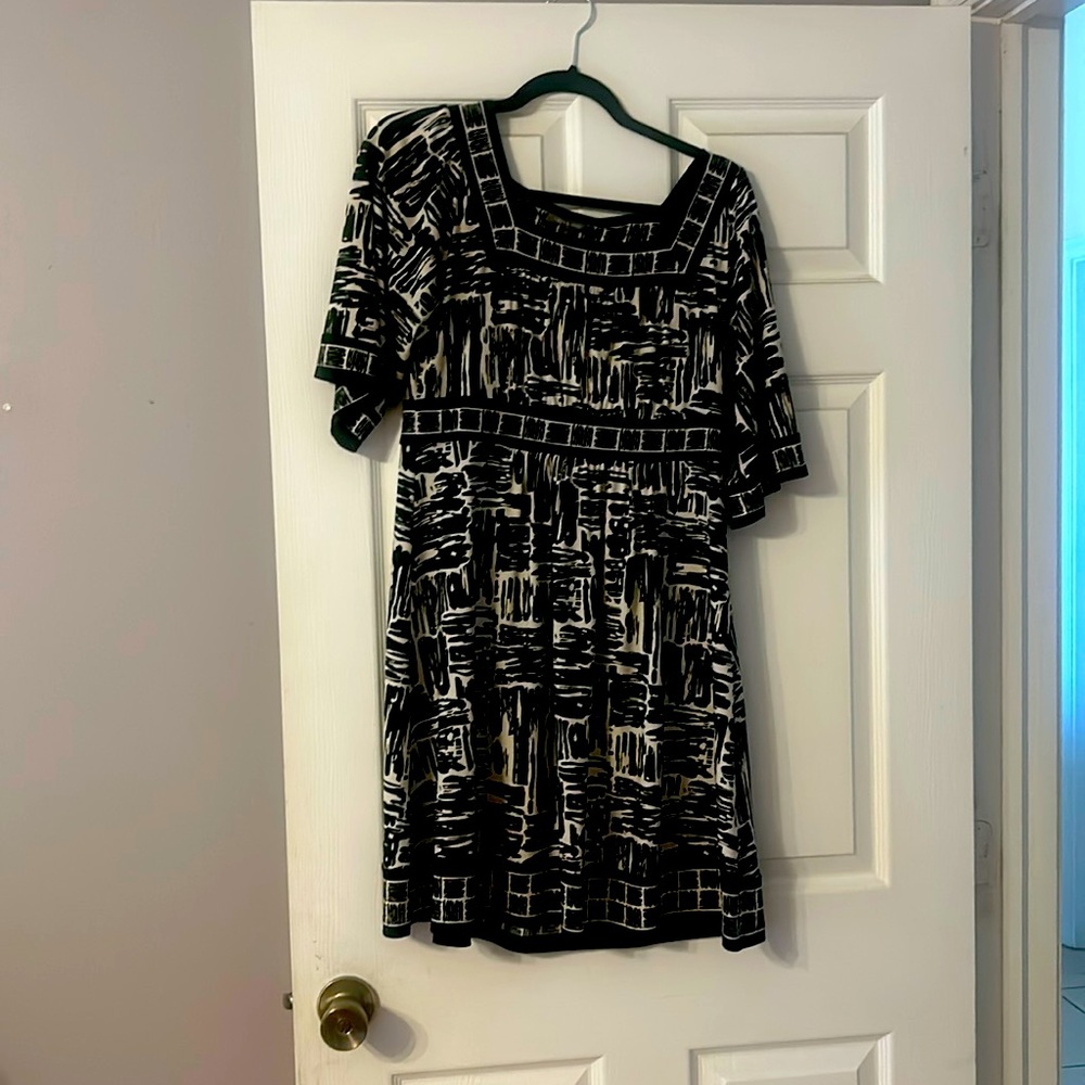 Apt 9 Black and White Dress
